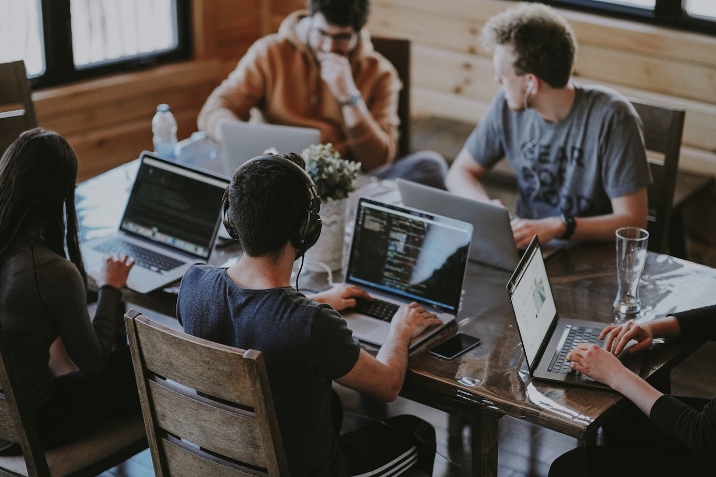 Mission-driven professionals in a working meeting
